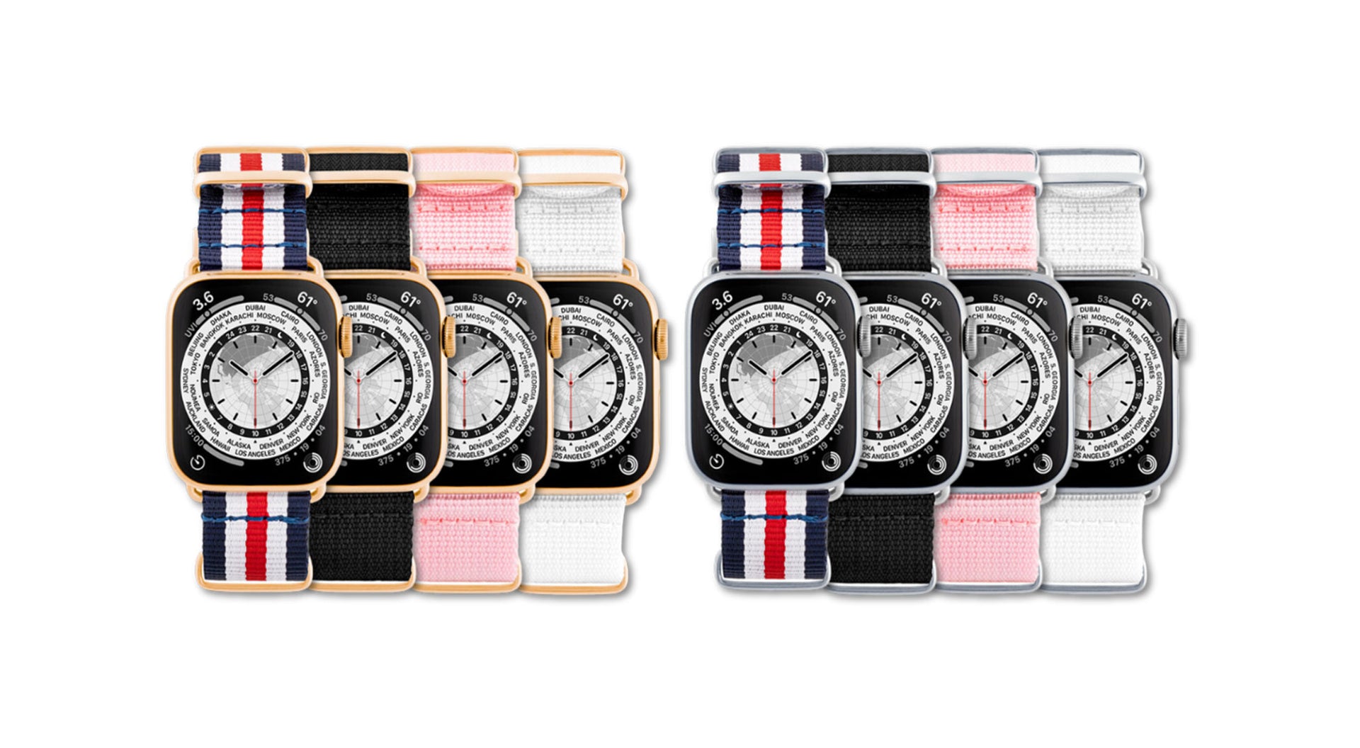 Bracelets Apple Watch Tissu