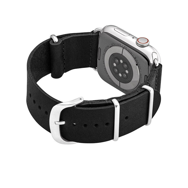 Bracelet Apple Watch Cuir Minuit