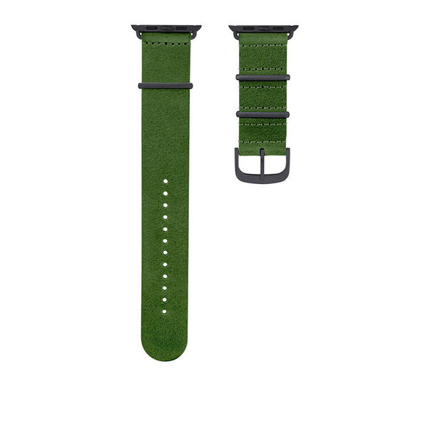 Bracelet Apple Watch Cuir Armée