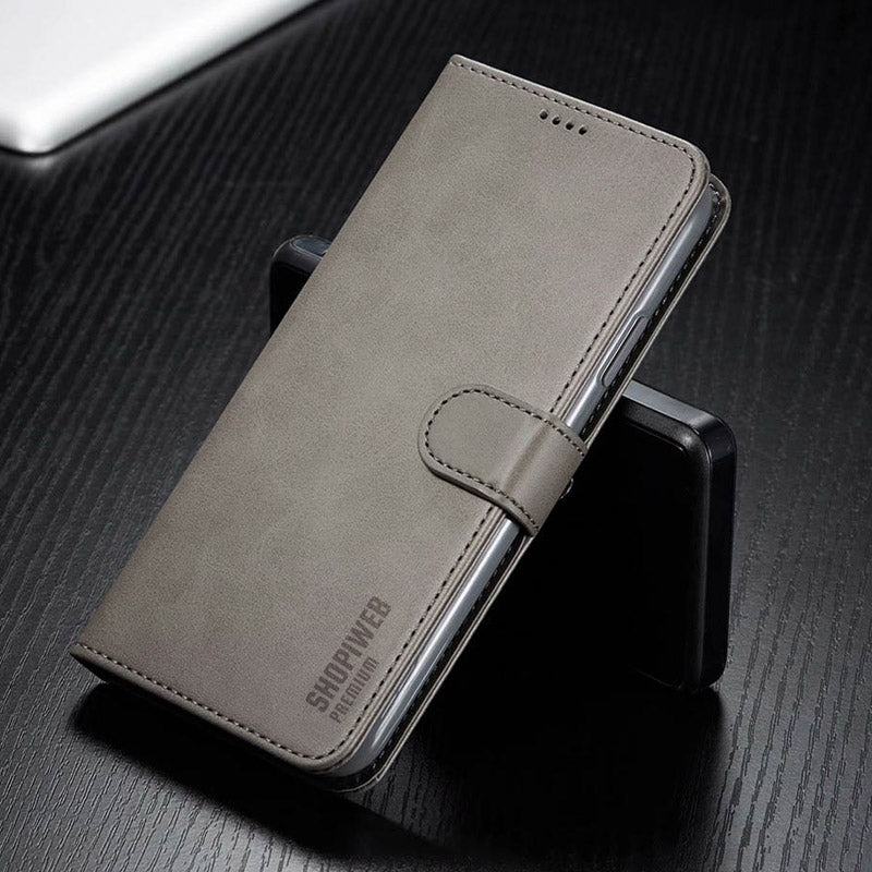 Etui Portefeuille Iphone Acier