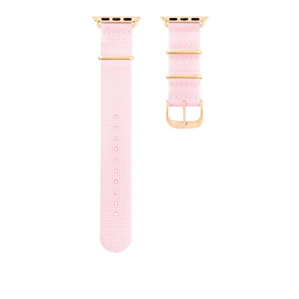 Bracelet Apple Watch Rose Tissé
