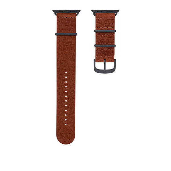 Bracelet Apple Watch Cuir Acajou