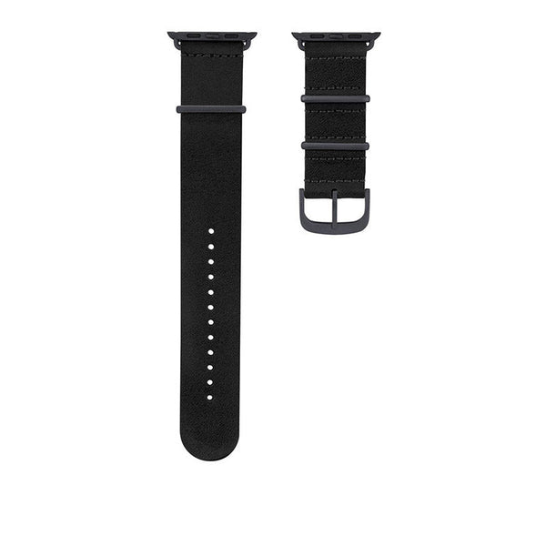 Bracelet Apple Watch Cuir Minuit